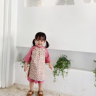 Set áo dài cho bé gái 2612AD