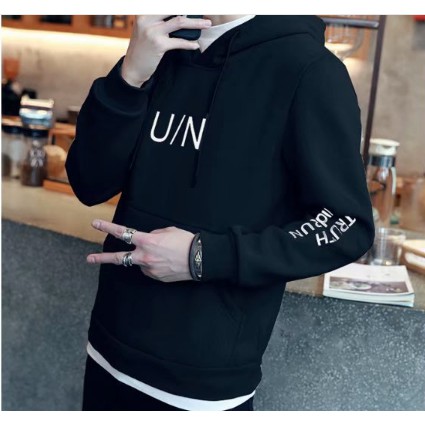 Áo Hoodie Nỉ Ngoại Ulzzang Có Mũ , Có 2 màu , Nam & Nữ Form Rộng Phong cách Hàn Quốc