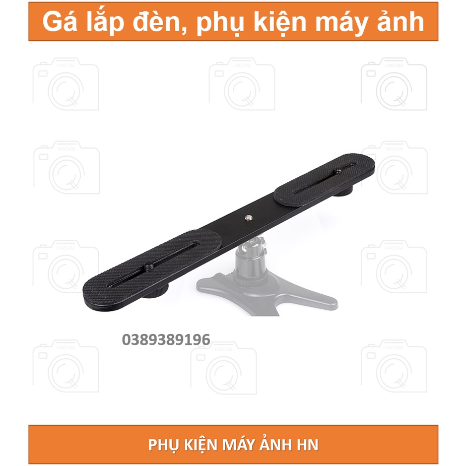 Gá lắp đèn và phụ kiện vào chân máy, lắp đèn quay video