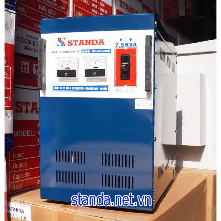 Ổn áp Standa 7,5kva dải 50v-250v hàng chính hãng giá tốt