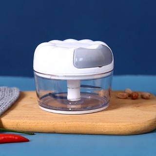 Dụng cụ xay tỏi ớt cầm tay - Máy xay tỏi ớt thông minh có dây rút- cối xay tỏi ớt