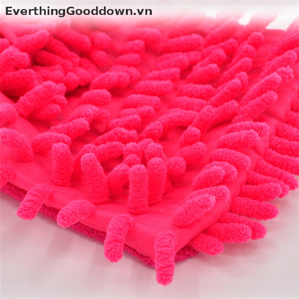 1 Găng Tay Rửa Xe Hơi Bằng Sợi Chenille Anthozoan Siêu Mịn EverthingGooddown Mới