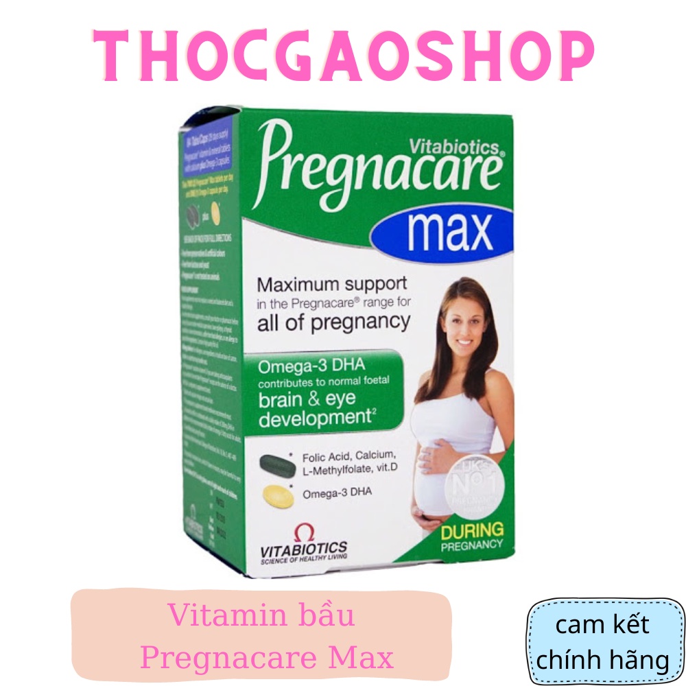 Vitamin bẩu Pregnacare Max 84 viên dành cho mẹ bầu đang mang thai