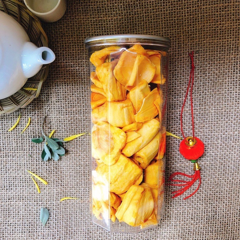 Mít thái sấy giòn 200g MeoMeo Đồ ăn vặt Hà Nội vừa ngon,vừa rẻ, Hàng loại 1 MeoFood
