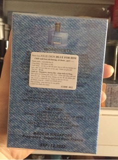 NƯỚC HOA BLUE [ hàng chính hãng từ singapor ]