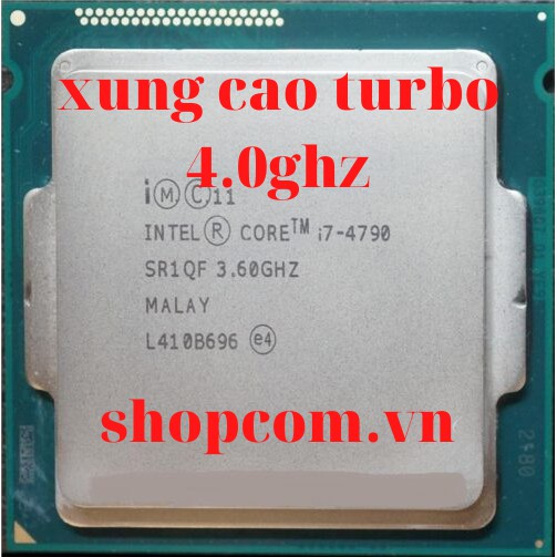 Intel Core i7-4790 - 4 Core 8 Threads 3.6Ghz up 4.0Ghz 8M Cache