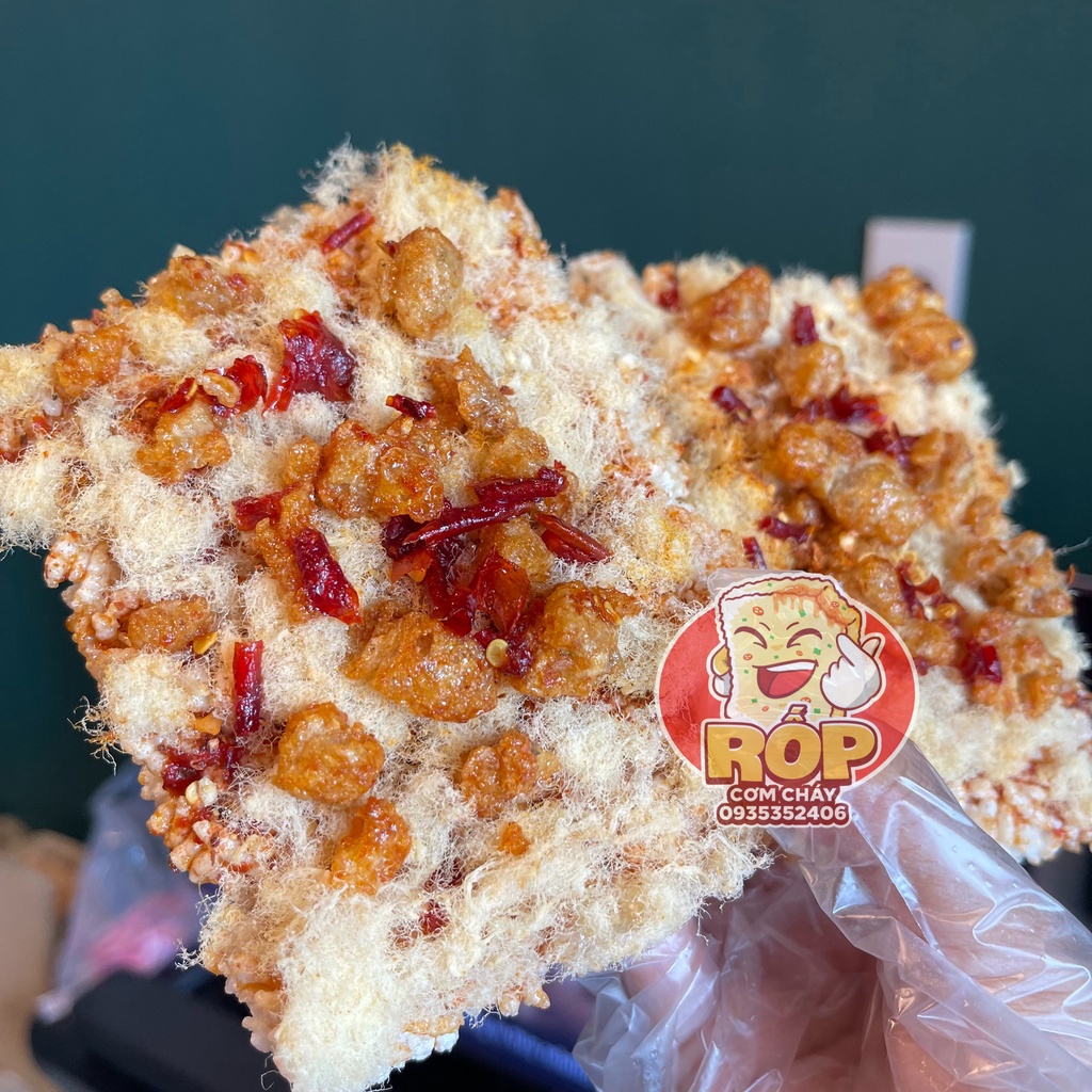 Cơm Cháy Rốp tóp mỡ chà bông loại 250 gram