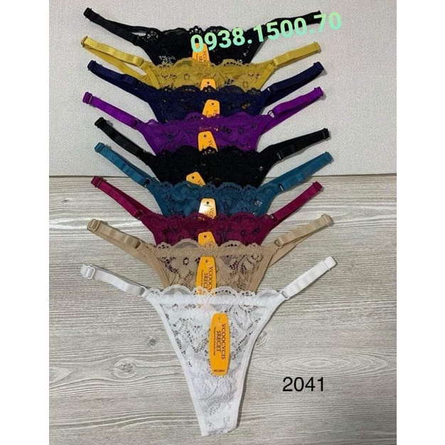 QUẦN LÓT REN LỌT KHE victoria secret ( hàng qc)❌SET 5 CÁI