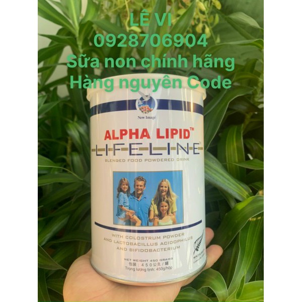 Sữa Non AlphaLipid Lifeline 450g từ New Zealand