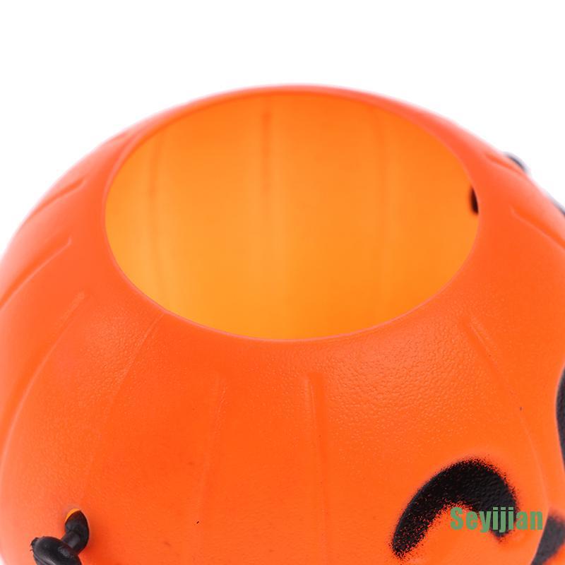 Set 5 Xô Nhựa Đựng Bí Ngô Halloween Cho Bé