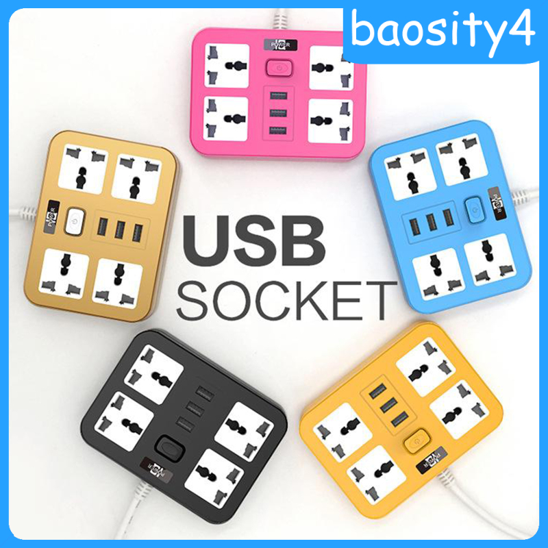 Ổ Cắm Điện 3 Cổng Usb 1.8m Tiện Dụng