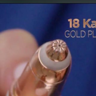 Máy cạo lông mày mạ vàng 18k