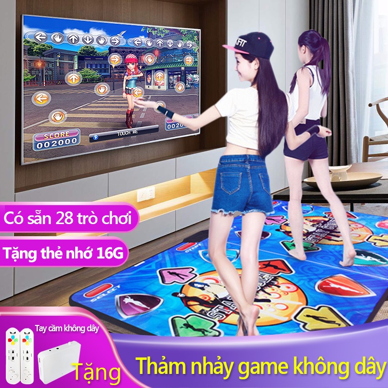 Thảm nhảy audition tại nhà tập nhảy thảm game,chơi game nhảy có dây, kết nối máy tính TV có tay cầm có dây thảm nhảy
