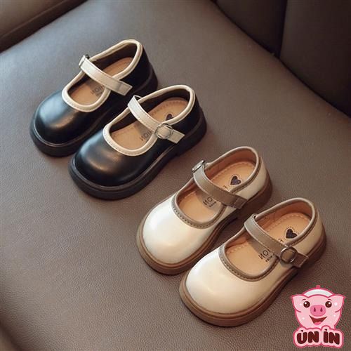 Giày búp bê bé gái - Giày Sandal quai dán xinh xắn chất da PU siêu mềm đế cao su chống trơn trượt mẫu mới nhất M19