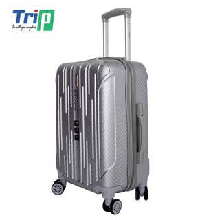 Bộ 2 vali chống trộm trip pc053 - size 50+60cm - màu bạc