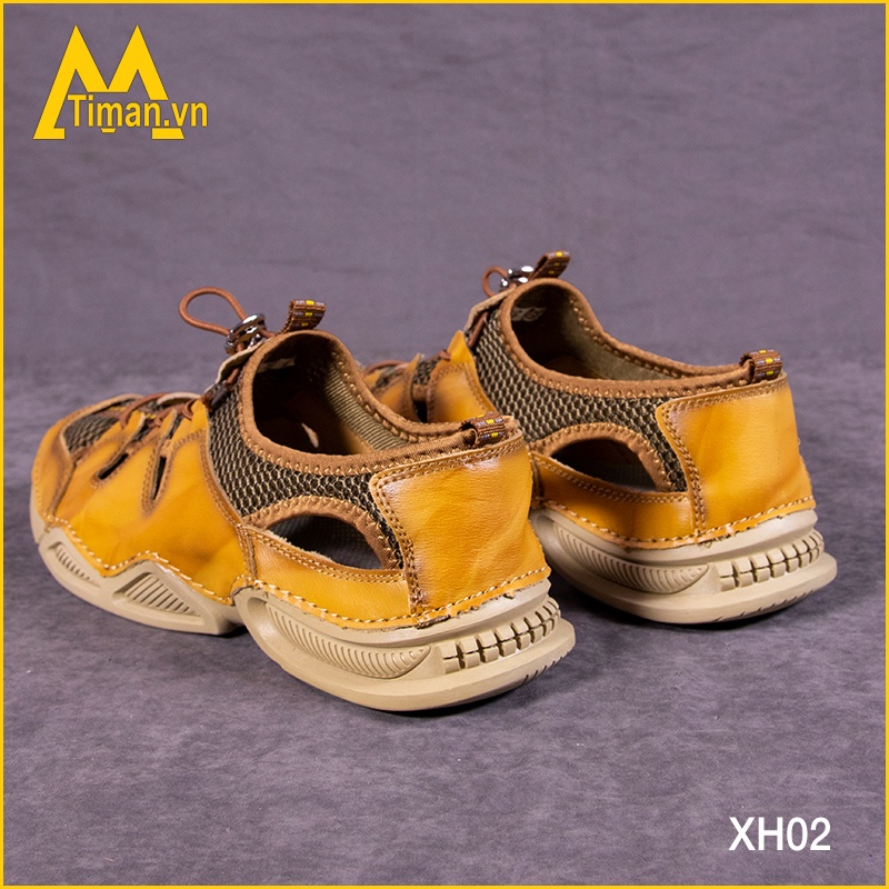 Giày da nam cao cấp phong cách công sở hàn quốc màu nâu đẹp bảo hành 5 năm XH02 TIMAN