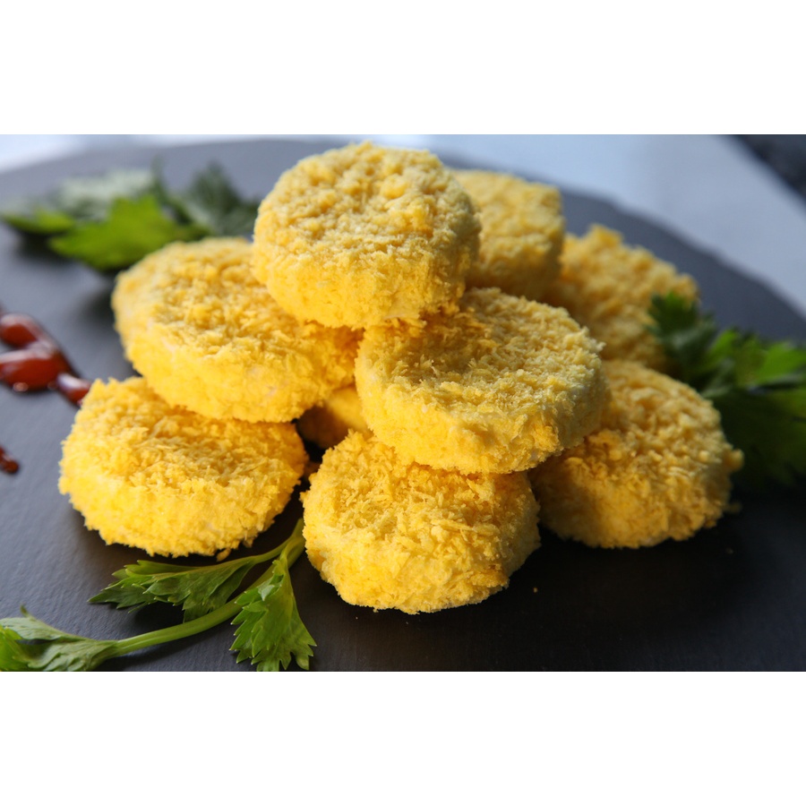 Tàu hủ Basa tẩm bột xù (Breaded Basa Tofu) Mekong PEARL 454g