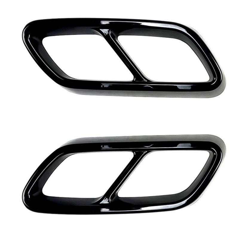 Ốp Ống Pô Xả Khí Bằng ABS Cho Mercedes-Benz C-Class W206 C200 C260 C300 2022 + AMG