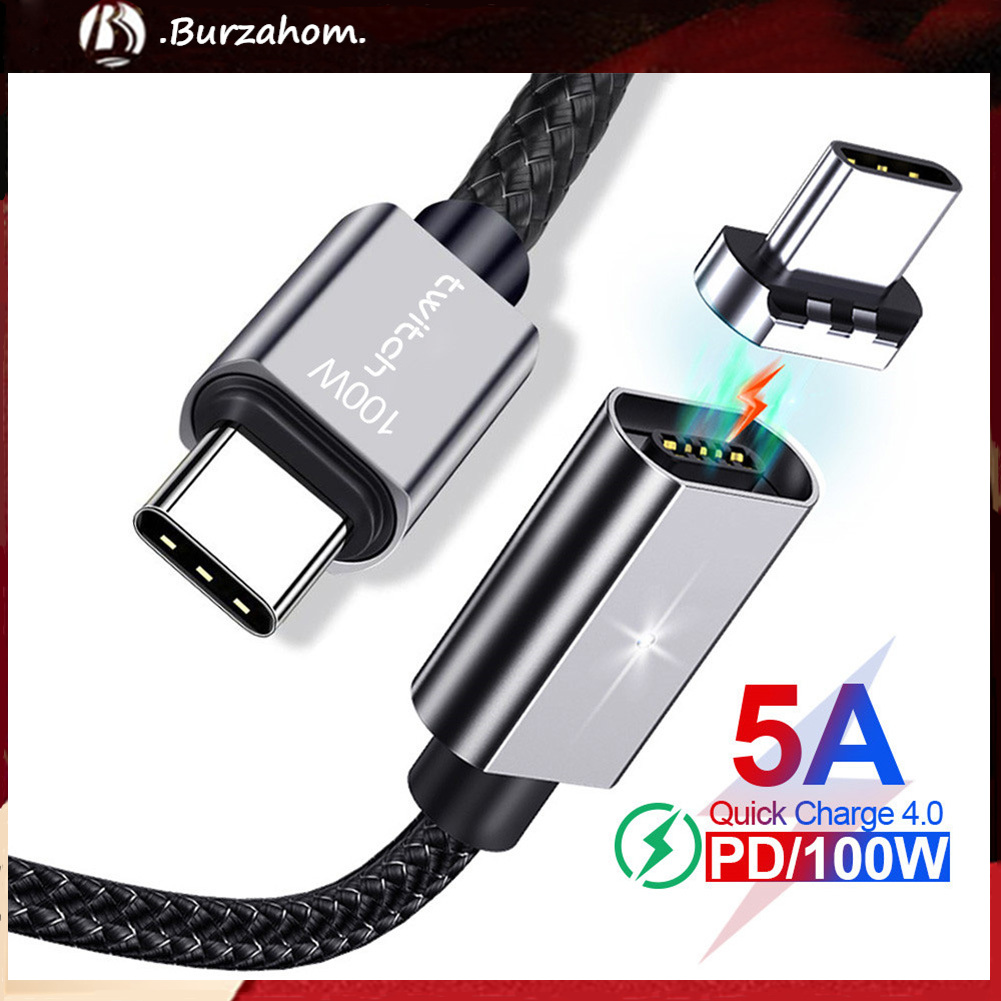 Dây Cáp Sạc Nhanh Usb Loại C 5a 100w Pd Cho Điện Thoại Huawei Xiaomi