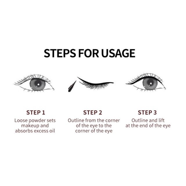 Bút Kẻ Mắt Dạng Lỏng Chống Thấm Nước Và Mồ Hôi Không Nhòe