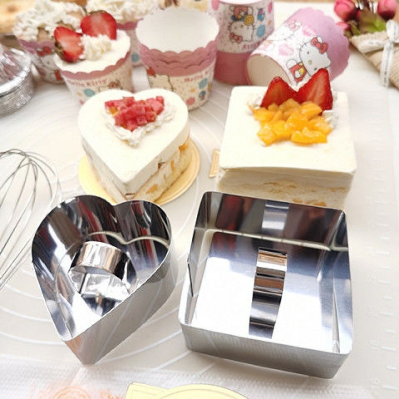 1 Khuôn Làm Bánh Bằng Thép Không Gỉ