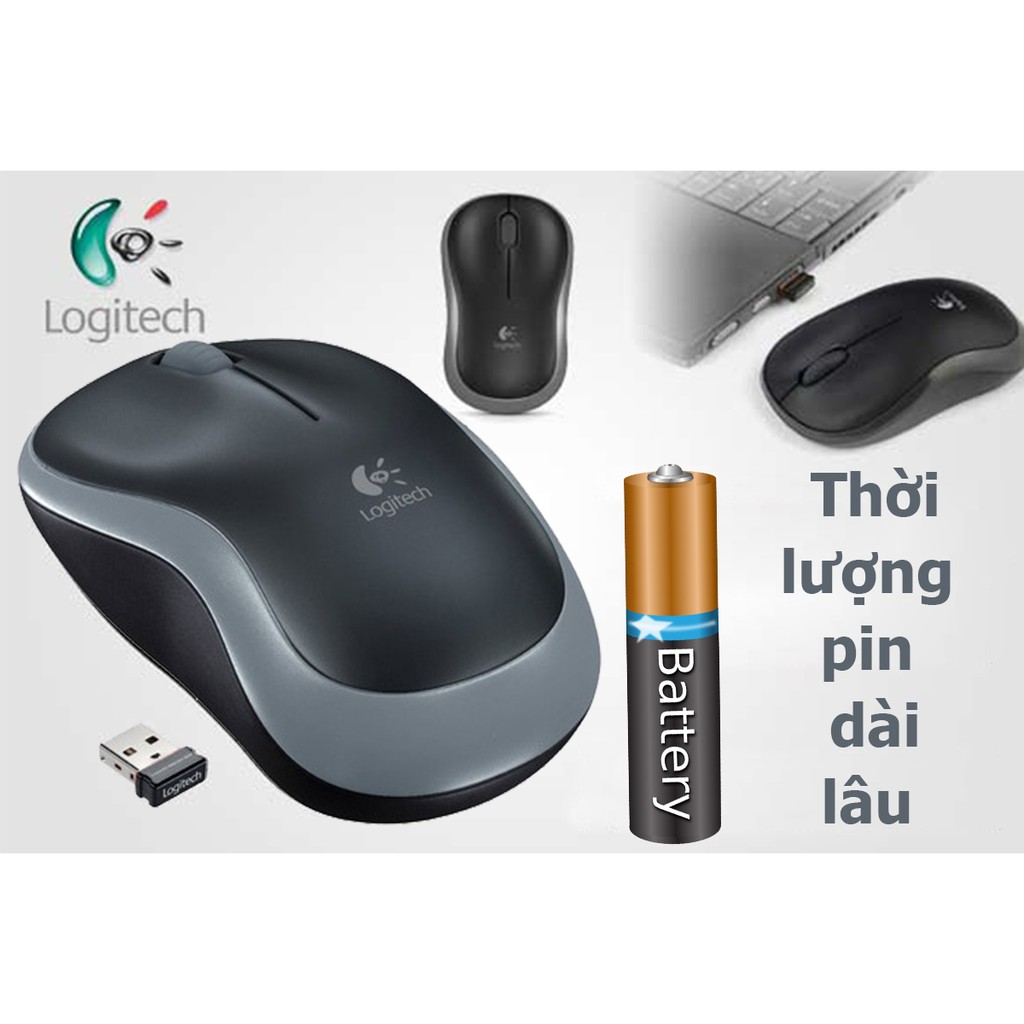 Chuột Không Dây Logitech B175 | Hàng Chính Hãng BH 36 Tháng