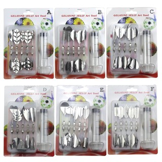 Bộ 10kim Làm Thạch Rau Câu 3D tặng ống bơm