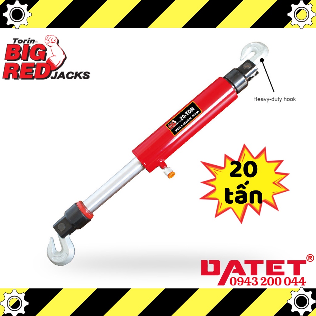 Xy lanh thủy lực kéo nén 20 tấn chính hãng Tongrun Jacks TRK1220