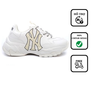 Giày sneaker | mlb chunky ny trắng chữ vàng - bản 1:1 .
