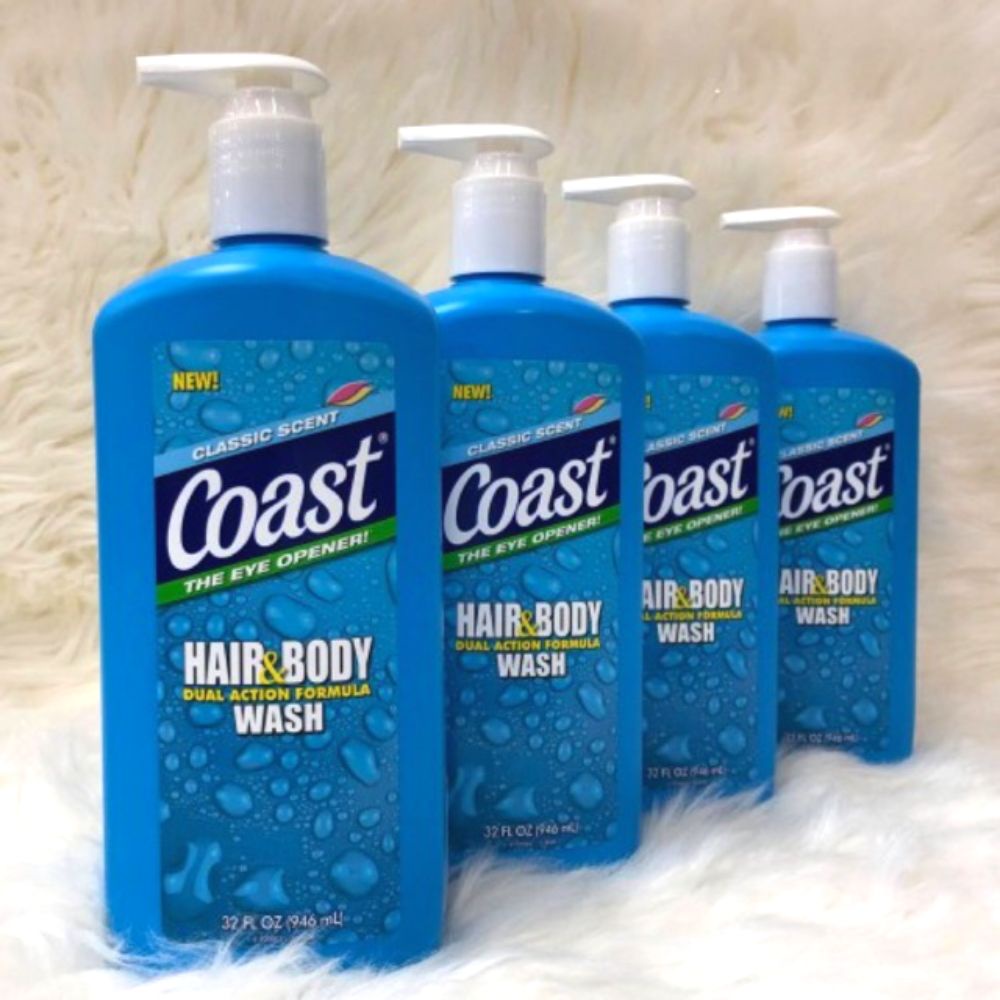Sữa tắm gội Coast chai lớn 946ml cho nam, Hàng Mỹ - Shop Lavenic