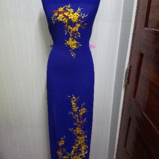 Vải áo dài thêu