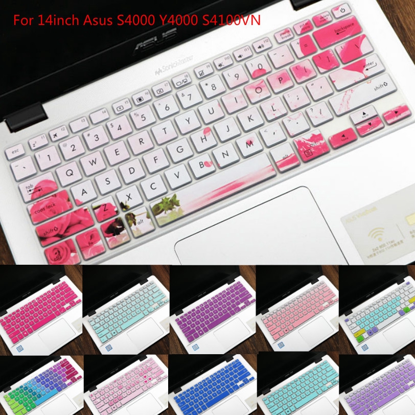 Miếng Dán Bàn Phím Silicon Mềm Siêu Mỏng Cho Laptop Asus S4000 Y4000 S4100Vn 14inch