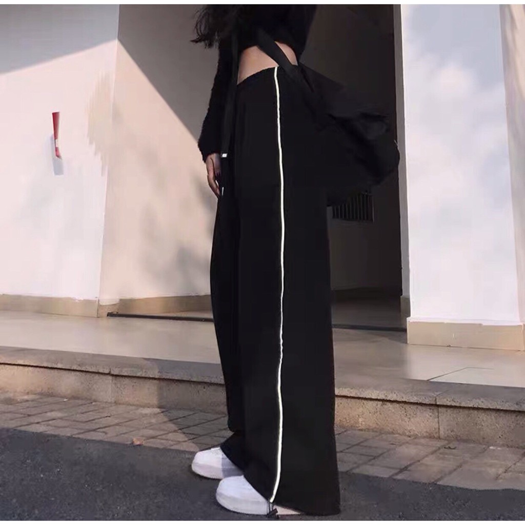 Quần Ống Rộng PHẢN QUANG Ulzzang Unisex 1hitshop | BigBuy360 - bigbuy360.vn