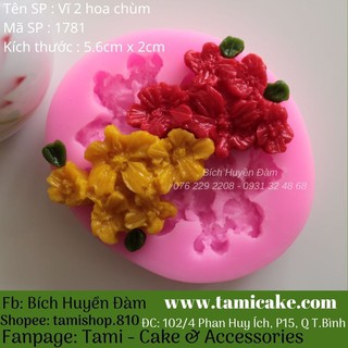 Khuôn silicon vĩ hoa 2 chùm 1781