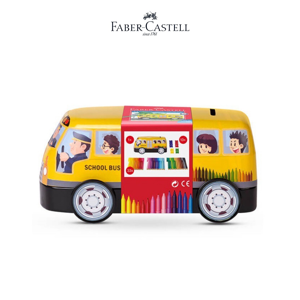 Bút Lông Màu Connector - 20 MÀU - XE BUS Faber-Castell