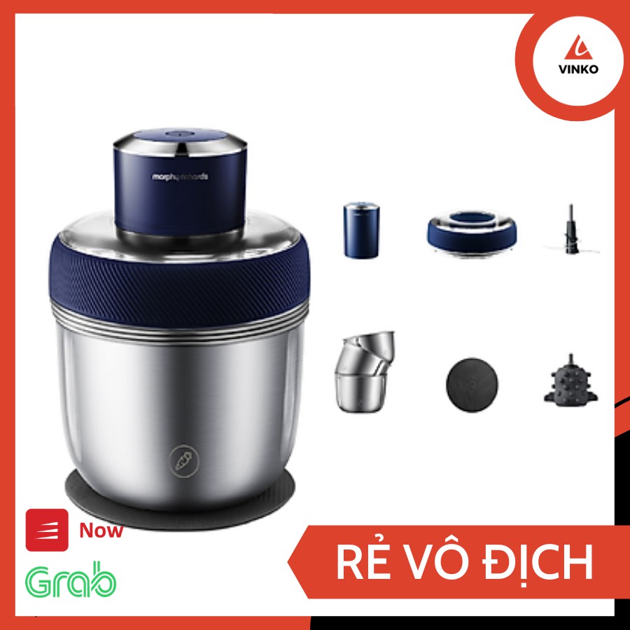 Máy xay đa năng MORPHY RICHARDS cao cấp, giúp xay thực phẩm thịt cá, rau củ, gia vị - BH 24 THÁNG 1 ĐỔI 1