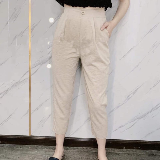 Quần Baggy Đũi Khuy Hàng QC
