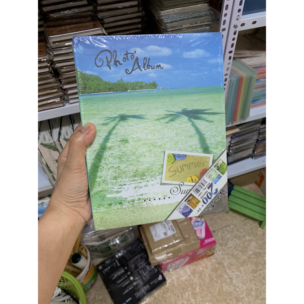 Album ảnh 10x15 Đựng Được 200 Tấm,nhiều mẫu