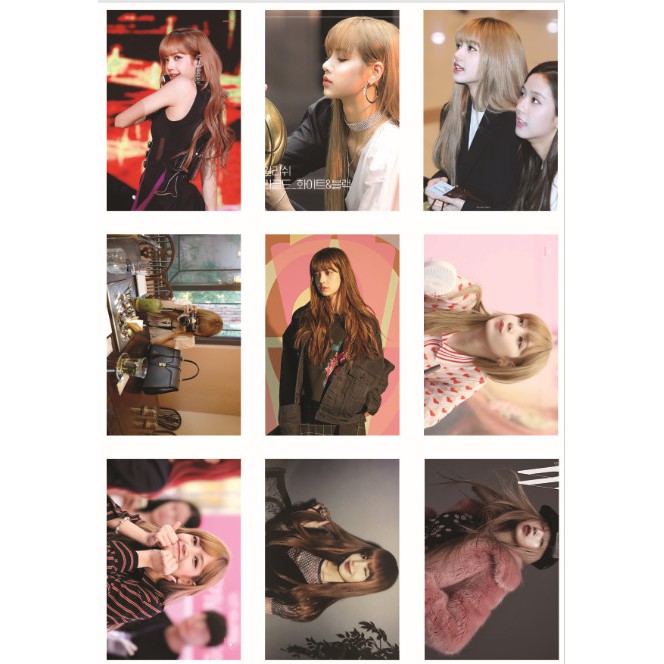 Lomo card 45 ảnh thành viên BLACKPINK - LISA NEW T11