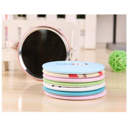 Lẻ 1 Gương mini cầm tay Hàn Quốc dễ thương - Gương Mini Bỏ Túi