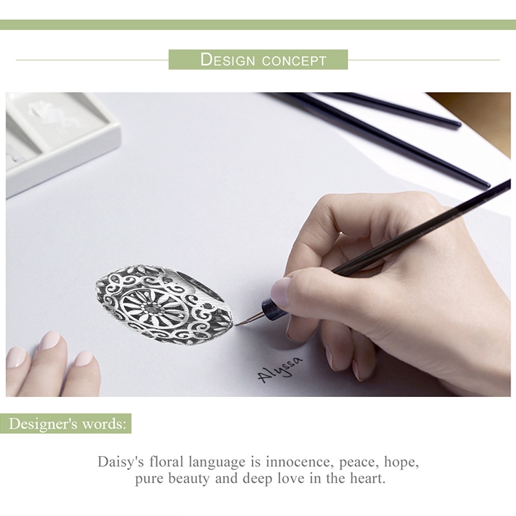 Phụ Kiện Hạt Trang Sức Bamoer SCC1119 Bằng Bạc S925 Đính Đá CZ Hình Quả Cầu Rỗng Tinh Tế Dùng Làm Trang Sức DIY