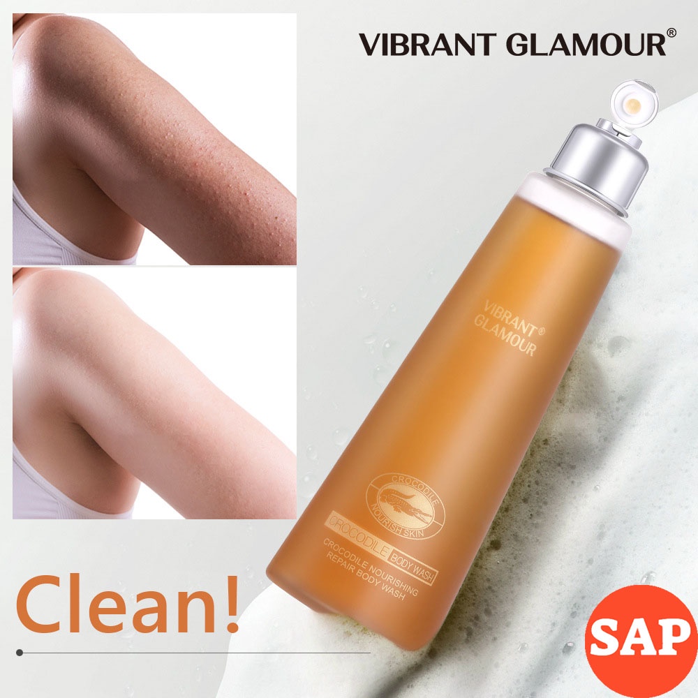 Sữa Tắm Hết Mụn, Cánh Tay, Cơ Thể Làm Trắng Mịn Da VIBRANT GLAMOUR Dưỡng Ẩm Chăm Sóc Phục Hồi Da 200ml