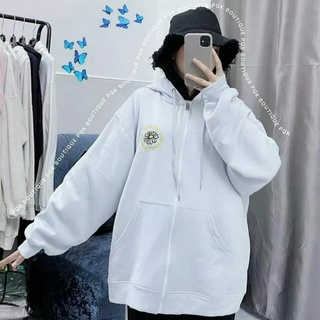 (Sale off) Áo Khoác Nỉ Ngoại Floral Fun nam nữ form rộng Unisex (HD1760 - Kèm Ảnh Thật)