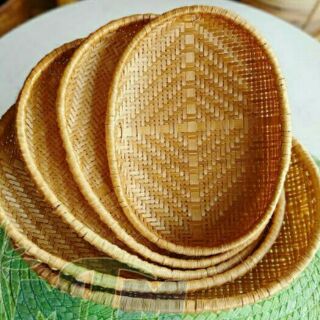 Mẹt tre hình ovan làm đựng hoa quả đồ ăn đẹp