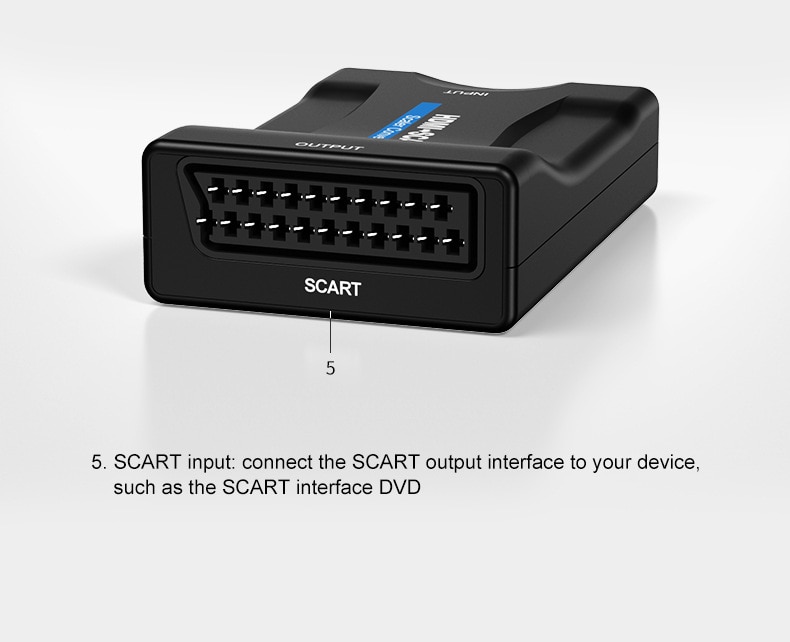 Đầu Chuyển Đổi Từ 1080p Scart Sang Hdmi Cho Pc / Smartbox