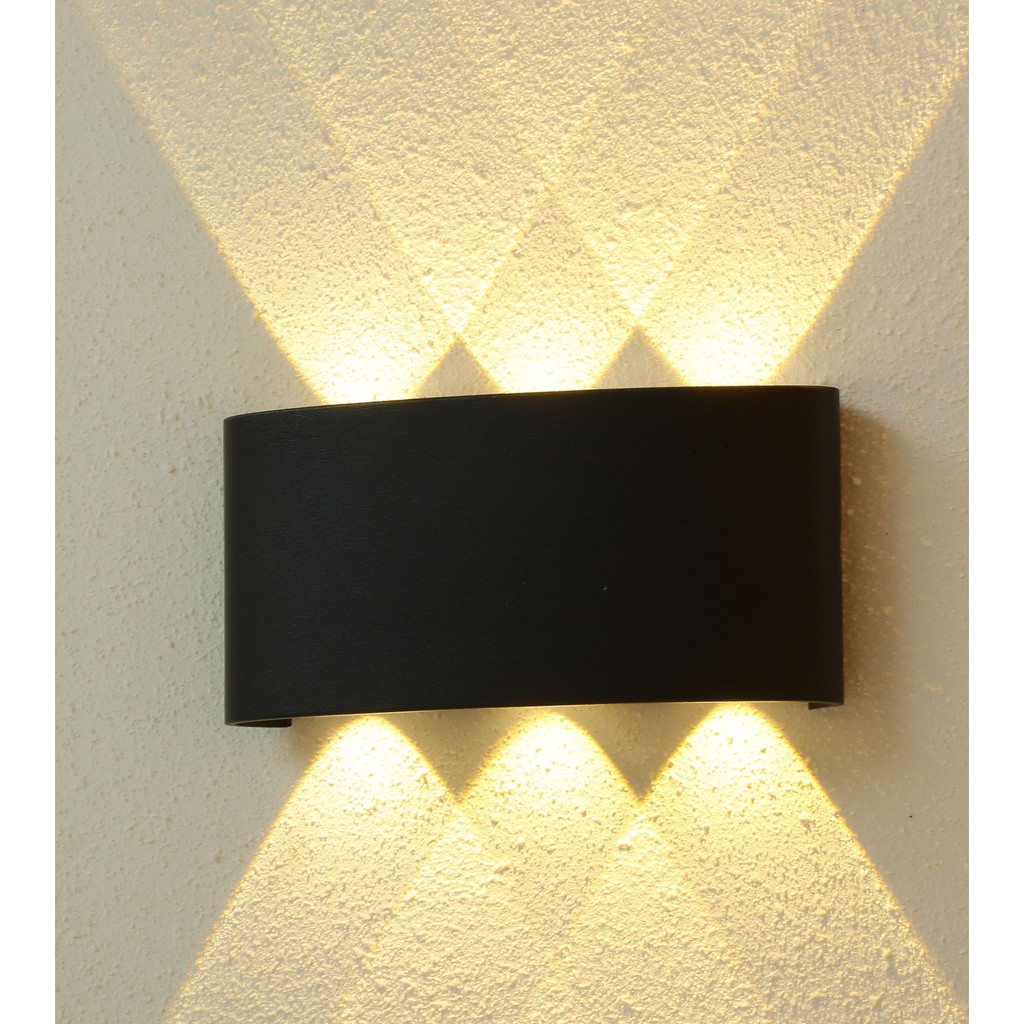 Đèn tường 2 đầu ,đèn hắt tường sân vườn,cầu thang-4W-6W-8W