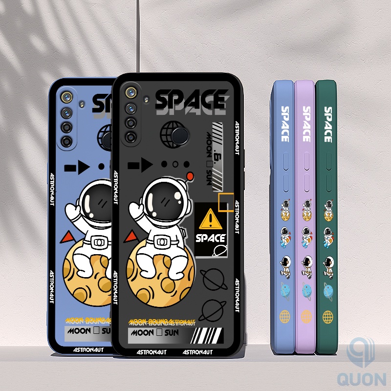 Ốp Điện Thoại Tpu Mềm Hình Phi Hành Gia Cho Realme 5 6 7 pro 5i 6i 7i C17