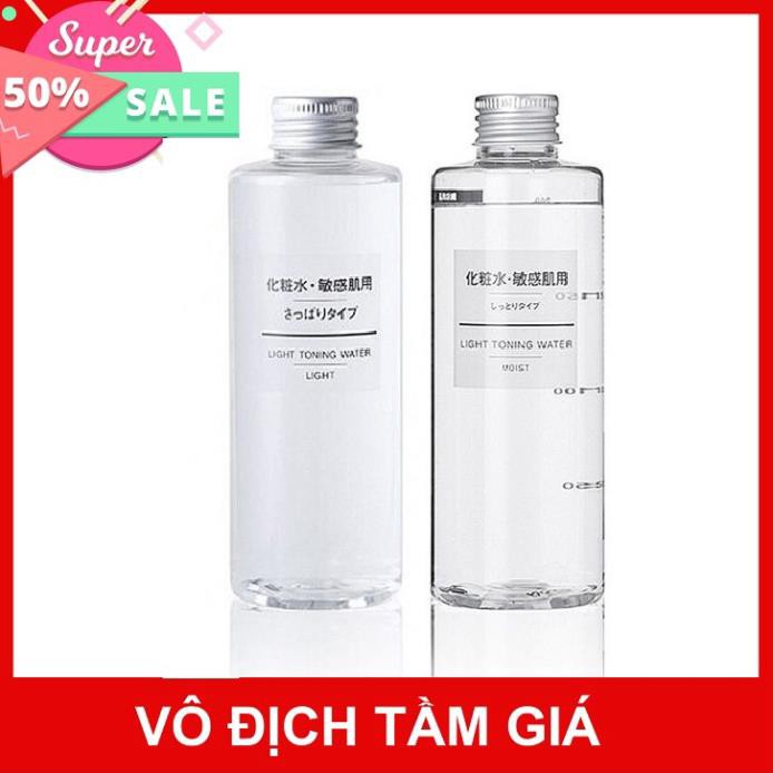 [ 𝑪𝒉𝒖𝒂̂̉𝒏 𝑪𝒉𝒊́𝒏𝒉 𝑯𝒂̃𝒏𝒈  ] Nước Hoa Hồng Toner MUJI cân bằng da 200ml Nhật