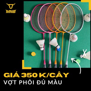 Vợt cầu lông-phôi vợt nhiều màu, khung cacbon cao cấp tặng quấn cán vợt cầu lông, có bao đựng vợt đi kèm