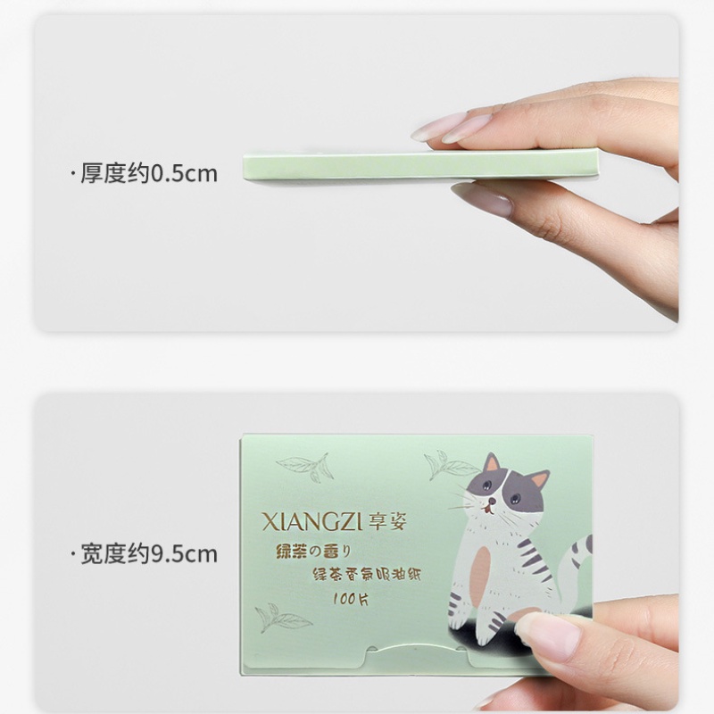 [Hàng mới về] Set 100 giấy thấm dầu vệ sinh mặt